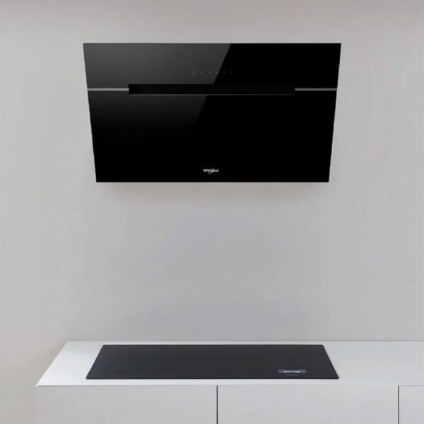 CAMPANA WHIRLPOOL TOUCH VERTICAL 90CM NEGRO - Imagen 3