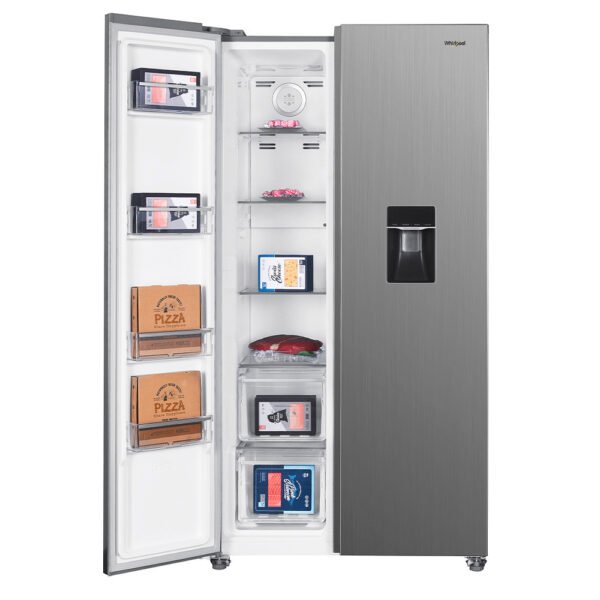HELADERA WHIRLPOOL SIDE BY SIDE WRS955FDWX 518L INOX INVERTER FRIO SECO - Imagen 3