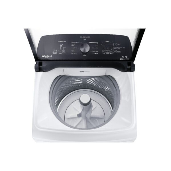 LAVARROPAS WHIRLPOOL WWH13AB 13KG CARGA SUP BLANCO 750RPM C/ AGUA CALIE - Imagen 2