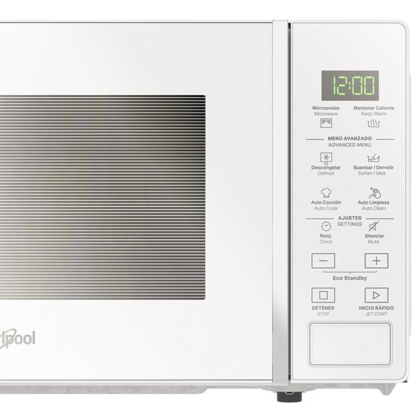 MICROONDAS WHIRLPOOL WMS20BZIM 20L S/ GRILL BLANCO - Imagen 2