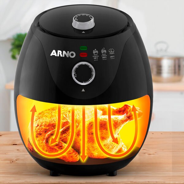 FREIDORA ARNO AIR FRY EZFP 3.2L NEGRO 220V 1200W - Imagen 2
