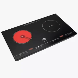 PLACA DUAL VITRO TOKYO TOKDUALI 2ZONAS 1 INDUCC 1 INFRARROJO