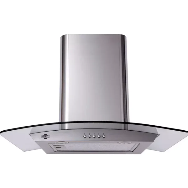 CAMPANA VIDRIO CURVO INOX TOKYO CURVED60 4H