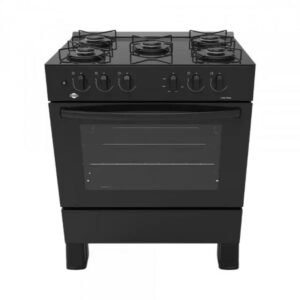 COCINA A GAS TOKYO DALLAS GLASS NEGRO 5H C/E HORNO 94 LTS LIMPIA FACIL